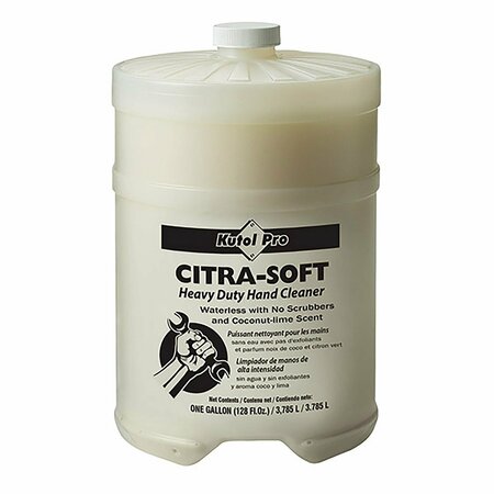 HENSON GROUP Kutol Citra-Soft Heavy Duty w/no scrubbers, 1 Gallon, Color White, 4PK 2307